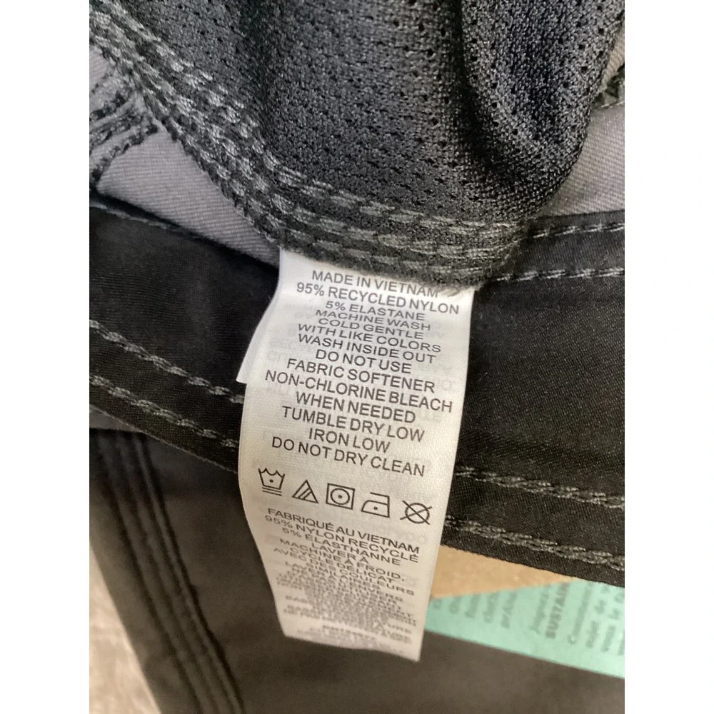 Prana‎ Stretch Zion Slim Pant II Mens 40x32 Dark Iron Gray Tapered Hiking